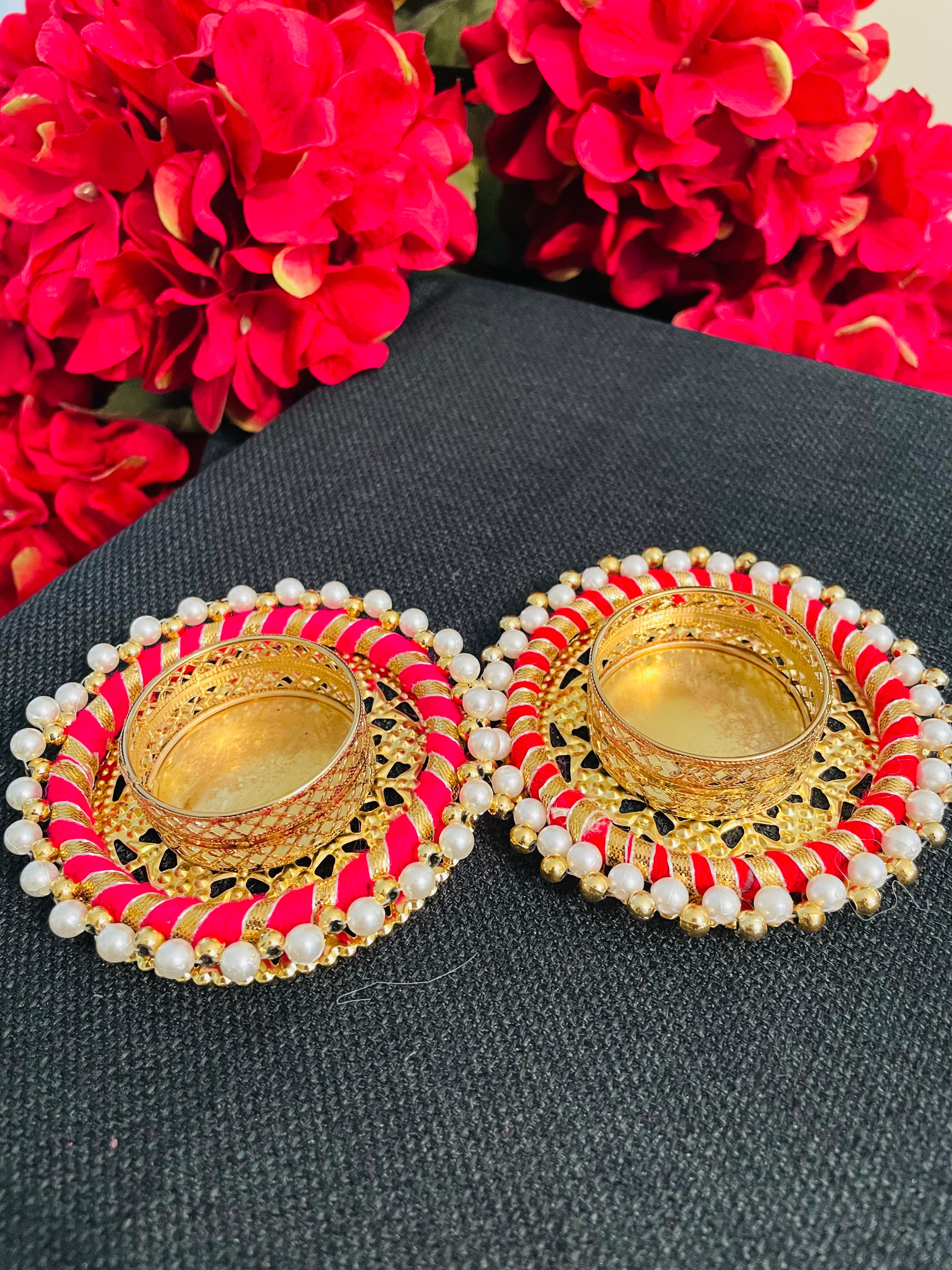 Bangle LED Candle Holder Set of 2