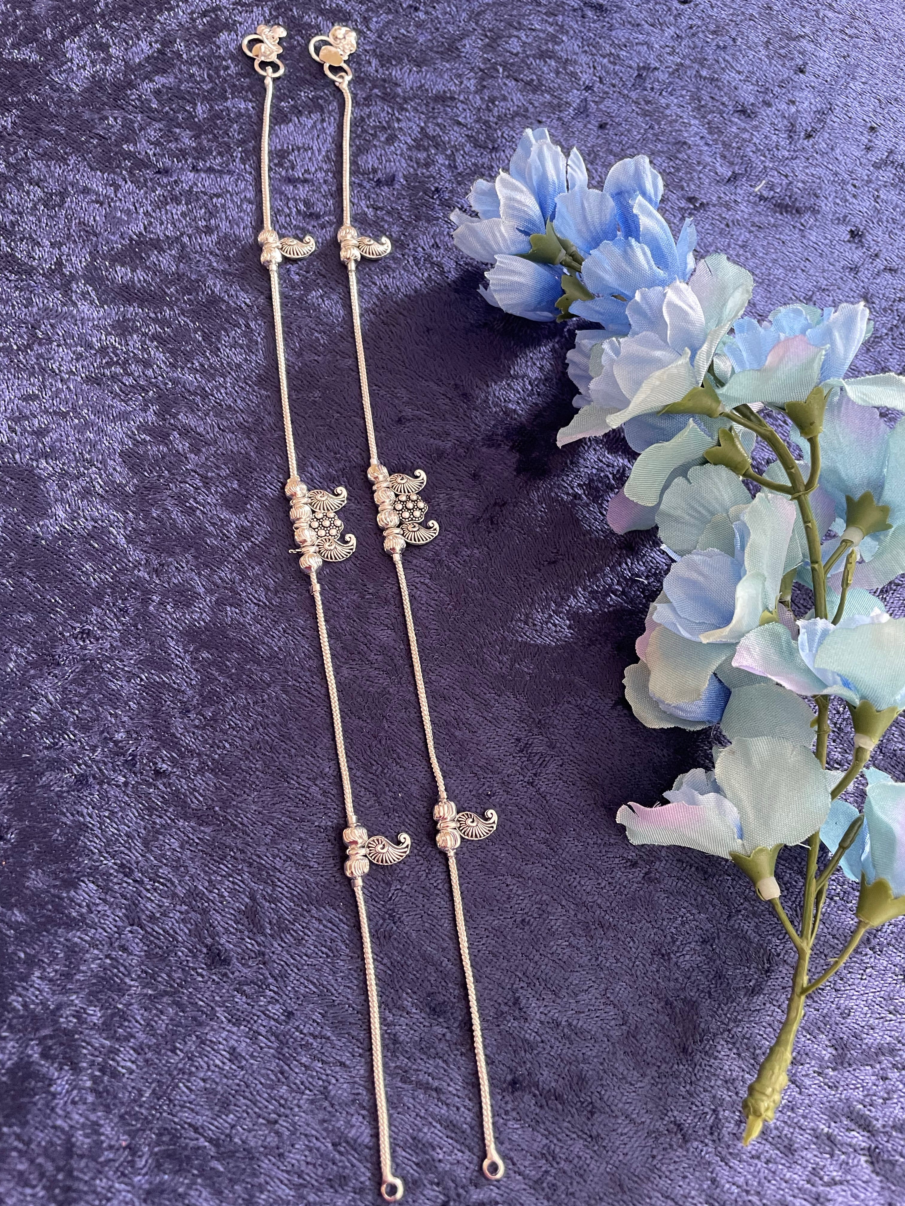 Silver Tone Anklet