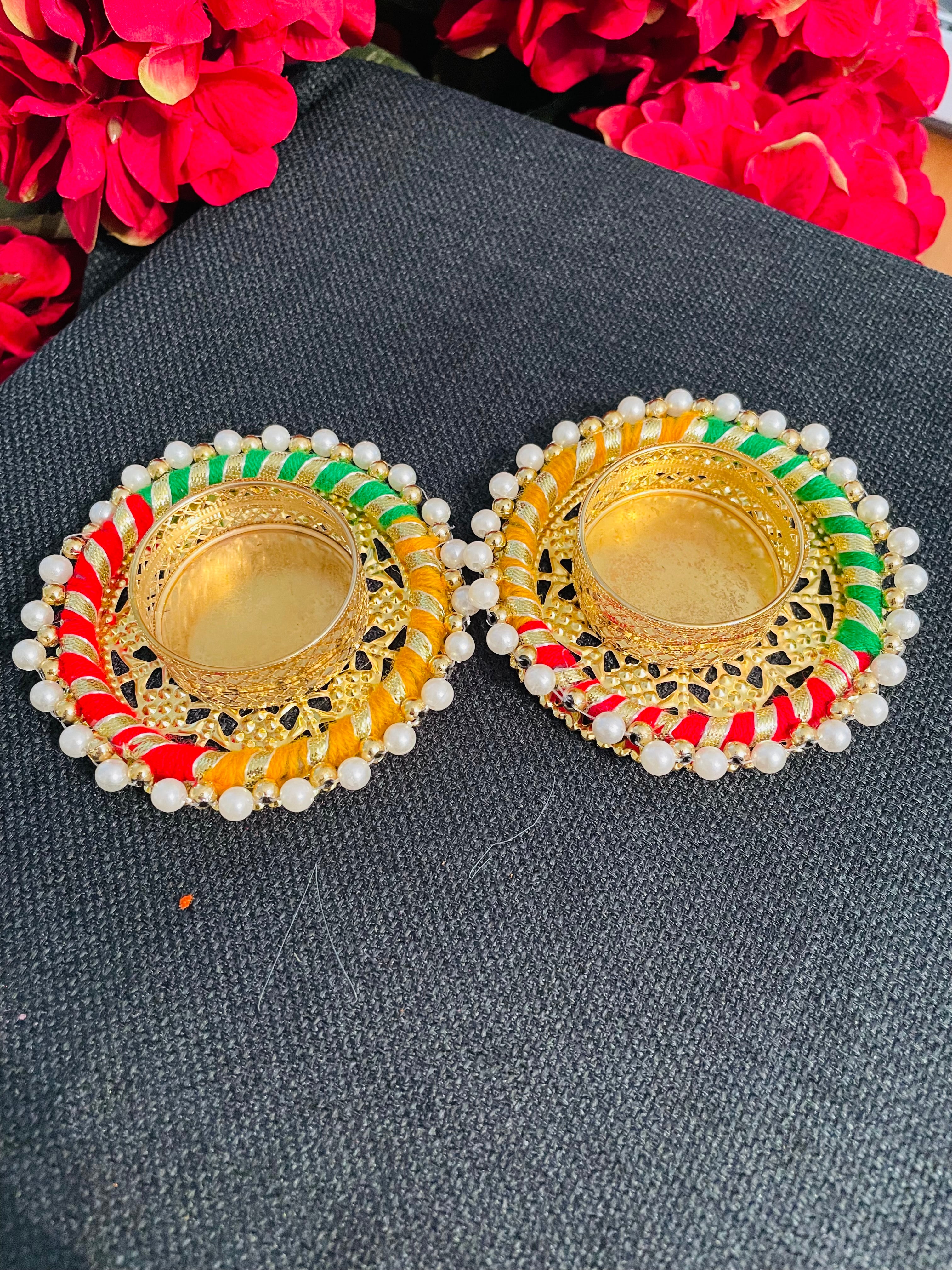 Bangle LED Candle Holder Set of 2
