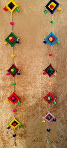 Woolen Square Line Jhaalar ( Set of 2)
